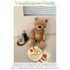 14-16 inch/36cm Teddy Bear Outfit Plush Animal Doll Clothes Set - Corduroy Overalls Sweaters 4-Piece KitNO Doll view 4