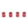 Alomejor 12mm Diameter, Aluminum Alloy RC Wheel Hex Hub Extenssion Spacer Improve Stability While Cornering for RC Cars (Red) view 1
