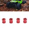 Alomejor 12mm Diameter, Aluminum Alloy RC Wheel Hex Hub Extenssion Spacer Improve Stability While Cornering for RC Cars (Red) view 4