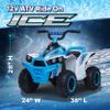 Kid Trax 12V ATV for Boys and Girl Toys - Toddler Ride On ATV, Kids' Electric Vehicle, ATV Quad Car Toy w/ 2 Speed, Led Headlights, Four Wheelers Ride On Toy, Max Weight 77 lb, Ages 3-8, ICE Blue view 2
