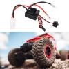 Alomejor 60A Brushed ESC Speed Controller with 3 Modes Electronic for 1/10 RC Cars Boats Fitment view 2