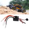 Alomejor 60A Brushed ESC Speed Controller with 3 Modes Electronic for 1/10 RC Cars Boats Fitment view 3
