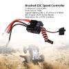 Alomejor 60A Brushed ESC Speed Controller with 3 Modes Electronic for 1/10 RC Cars Boats Fitment view 4