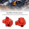 Aluminum Alloy Made Attractive Design Precise Manufacturing RC Axle Housing Set Model for RC Axle Casing (Red) view 3