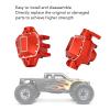 Aluminum Alloy Made Attractive Design Precise Manufacturing RC Axle Housing Set Model for RC Axle Casing (Red) view 4