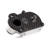 HooCrawler 1/10 RC Straight Axle Transmission 48Pitch Tiny Gearbox with Slidable Shim Ultralight for 1/10 RC Crawler Straight Axle Axial AR44 AR45 Vanquish F9 F10 LCG Chassis (Silver) view 3