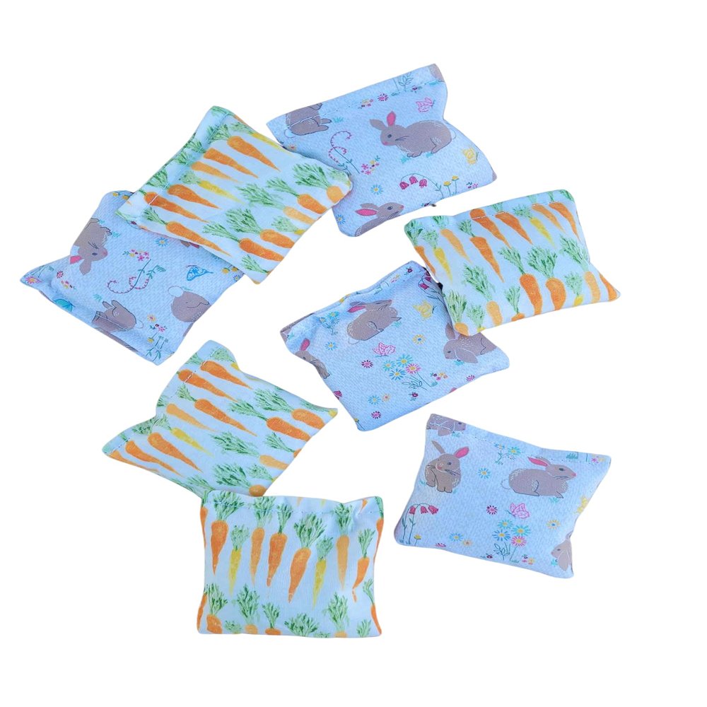 Easter Mini 3" cornhole bean bag toss replacement cornhole bags Easter Bunny Classroom toys Carrot