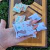 Easter Mini 3" cornhole bean bag toss replacement cornhole bags Easter Bunny Classroom toys Carrot view 3
