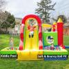 HuaKastro Large Bounce House for Big Kids  Inflatable Playground with Tall Slide, Climbing Wall, Water Pool, Bouncy Ball Pit, Tunnel, Ring Toss Cones, Perfect for Backyard Party Family Gatherings view 3