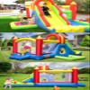 HuaKastro Large Bounce House for Big Kids  Inflatable Playground with Tall Slide, Climbing Wall, Water Pool, Bouncy Ball Pit, Tunnel, Ring Toss Cones, Perfect for Backyard Party Family Gatherings view 4