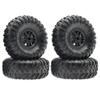 4pcs 1/12 Scale RC Car Wheels Tires Fits Various MN Models D91 D96 D99 MN90 MN99S Replacement Parts view 1