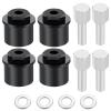 MORFUM 4Pcs Alloy 12mm Wheel Hex Hub Front Wheel Hex Adapter Extenders 15mm Offset Extension Hex Drive Adapter Combiner Coupler Conversion for 1/10 Tamiya Clod Buster 444 RC Car view 1