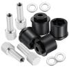 MORFUM 4Pcs Alloy 12mm Wheel Hex Hub Front Wheel Hex Adapter Extenders 15mm Offset Extension Hex Drive Adapter Combiner Coupler Conversion for 1/10 Tamiya Clod Buster 444 RC Car view 3
