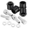 MORFUM 4Pcs Alloy 12mm Wheel Hex Hub Front Wheel Hex Adapter Extenders 15mm Offset Extension Hex Drive Adapter Combiner Coupler Conversion for 1/10 Tamiya Clod Buster 444 RC Car view 4