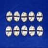 25mm Planked Round Slotted MDF Bases (x10) Laser Cut Crafts FAST SHIPPING US SELLER view 2