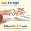 BenBen Alphabet Flash Cards, 52 Upper and Lowercase Wooden Letters, 26 Flashcards, Montessori ABC Learning Toys for Kids Ages 3-5, Preschool Learning Activities, Matching Game Puzzles view 4