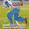 HollyHOME Stick Horse Plush with Detachable Blue Ribbon Champion Hobby Horse on Stick with Wood Wheels Real Pony Neighing and Galloping Sounds for Kids Toddlers White 36 Inches(AA Batteries Required) view 3