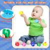 36 Pack Colorful Plastic Fingers Castanets Multicolor Plastic Hand Fingers Castanets Bulk Castanet Instrument Toys for Early Education Percussion Instruments view 3