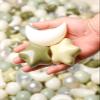 TRENDPLAY Star Ball Pit Balls 100-Piece Set: Vibrant Mix of Shapes - Mix Stars Shapes for Kids, Perfect for Parties, Playtime (Cream Sage Green) view 2