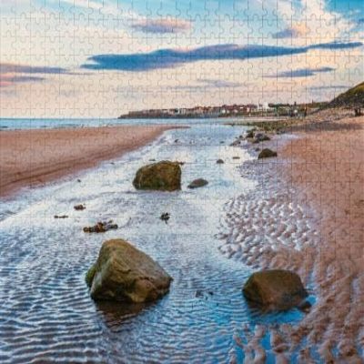 1000Pcs Wooden Jigsaw Puzzle for Adults Bay Beach and Town Challenging Puzzle Jigsaw Puzzle for Adult Family Holiday Puzzle