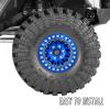 BRCatWPark RC 1.9 Wheel Rims for 1/10 SCX10 SCX10 II 90046 SCX10 III AXI03007 SCX10 Pro TRX4 TRX6 Gen7/8 D90 VS4-10 MST CFX RC Crawler Car,4pcs Aluminum 1.9 Wheel Rims,Navy Blue view 3