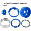 BRCatWPark RC 1.9 Wheel Rims for 1/10 SCX10 SCX10 II 90046 SCX10 III AXI03007 SCX10 Pro TRX4 TRX6 Gen7/8 D90 VS4-10 MST CFX RC Crawler Car,4pcs Aluminum 1.9 Wheel Rims,Navy Blue view 4