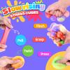 12PCS Color-Changing Stress Balls - Soft, Squeezeable Stress Relief Balls for Relaxation, Ages, Ideal for Parties, Home, Classroom, and Office Use, Slow-Rebound Design, Portable view 2