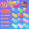 12PCS Color-Changing Stress Balls - Soft, Squeezeable Stress Relief Balls for Relaxation, Ages, Ideal for Parties, Home, Classroom, and Office Use, Slow-Rebound Design, Portable view 4