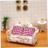 8pcs Dollhouse Pillow, 1:12 Dollhouse Miniature Pillow Mini Simulated Dollhouse Sofa Pillows Miniature Furniture Model for Doll House Accessories Miniature Throw Pillow view 2