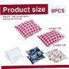 8pcs Dollhouse Pillow, 1:12 Dollhouse Miniature Pillow Mini Simulated Dollhouse Sofa Pillows Miniature Furniture Model for Doll House Accessories Miniature Throw Pillow view 4