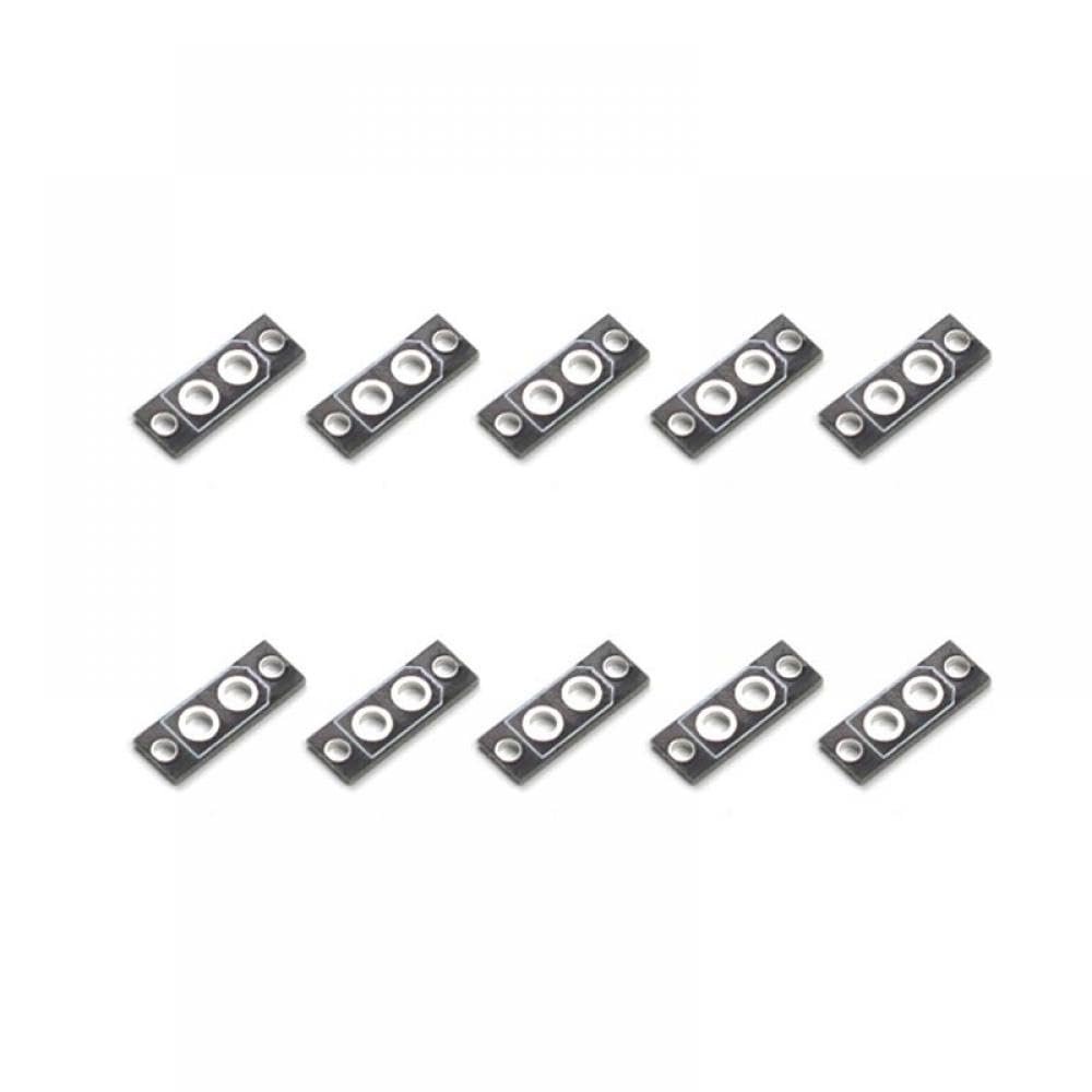 10PCS Ultra-Light PCB Welding Board XT30 XT60 XT90 Plug Panel Mount Fixed Bracket Compatible with RC FPV Drone Connector Soldering Plate Base(for XT30)
