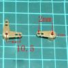 RC Model Boats 2mm Brass Double-Hole Servo Arm for Static Modification Boat Model Accessories(Short arm) view 3