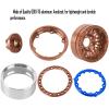 BRCatWPark RC 1.9 Wheel Rims for 1/10 SCX10 SCX10 II 90046 SCX10 III AXI03007 SCX10 Pro TRX4 TRX6 Gen7/8 D90 VS4-10 MST CFX RC Crawler Car,4pcs Aluminum 1.9 Wheel Rims,Brown view 4
