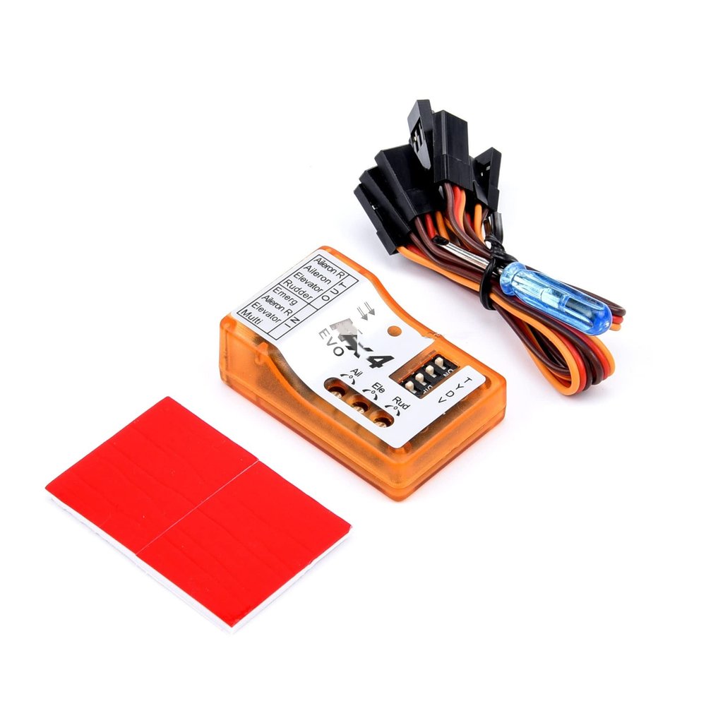 UAZNJFZ ZMR NX4 PRO EVO Flight Controller 3D Gyroscope Balance Compatible with Fixed-Wing Aircraft Compatible with Rate Hold Gyro Off Modes(NX4 EVO)