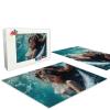 1000 Piece Adult Jigsaw Puzzle, Mermaid Jigsaw Puzzle On The Water, Ocean Princess Adult Challenging Activity, Unique Gift view 3