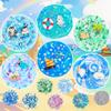 LAWOHO 6 Pack Blue Ocean Slime, Clear Butter Cloud Slime Kits for Girls Ages 8-12, Non-Stick Kids Slime Party Favor Toys with Add-Ins, Birthday Goodie Bag Stuffers Easter Valentines Day Gifts for Kids view 2