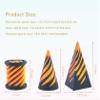 3D Printed Impossible Cone,Spiral Cone Fidget Toy Impossible Pyramid Passthrough Toy,3D Printed Spiral Cone Fidget Toy (Blue Black) view 2