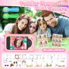 Gocina Kids Smart Phone for Girls - Christmas Birthday Gift Toy for Age 3-8, 2.8" Touchscreen Toddler Cell Phone with 32G SD Card view 4