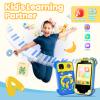 Kids Phone for Girl Toys, Christmas Birthday Gifts for Age 3-10 Year Old Girls Boys Toys, Kids Toddler Smart Phone, Detective Educational Learning Toys with 2.8" Touchscreen, Music Video Game (Blue) view 4