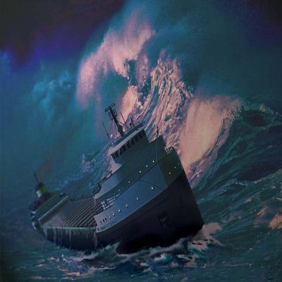 1000 Piece Edmund Fitzgerald Wood Jigsaw Puzzle, Jigsaw Puzzle Challenging and Stimulating Puzzle Game, Wall Art Unique Gift.