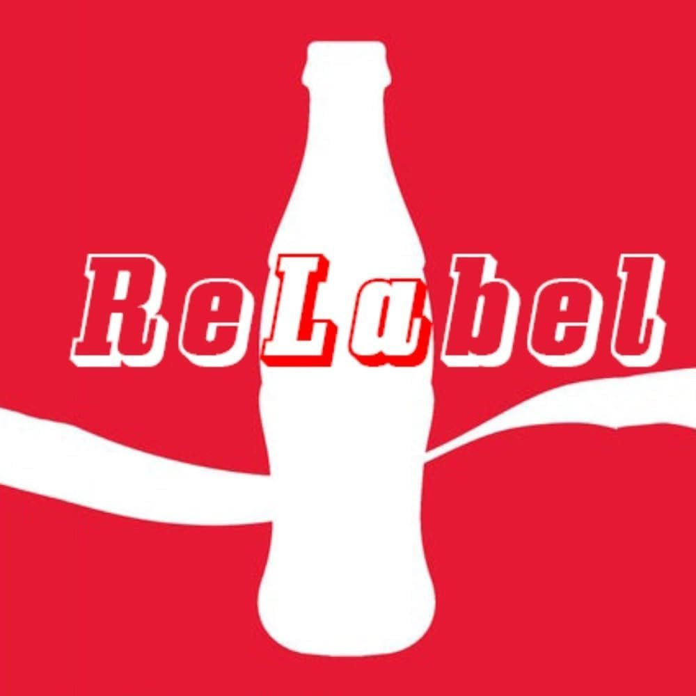 blue-ther ReLabel Street Magic Tricks Label Restoration Peeled Label Restores Back to Bottle Magic Close up Stage Illusions Professional Magician Props
