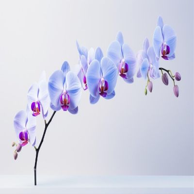 Puzzle 1000 Piece Jigsaw Puzzle for Adults Purple Orchid Flower Intellectual Educational Decompressing Puzzle Family Holiday Puzzle Challenging Family Activity