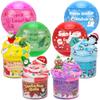 4 Pack Christmas Slime Balls with Charms, Christmas Stocking Stuffers for Kids, DIY Butter Slimes Sensory Toys, Slime Party Favors for Girls Boys, Halloween Xmas Gifts for Girls & Boys Kids Ages 4-12 view 1