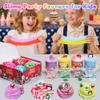 4 Pack Christmas Slime Balls with Charms, Christmas Stocking Stuffers for Kids, DIY Butter Slimes Sensory Toys, Slime Party Favors for Girls Boys, Halloween Xmas Gifts for Girls & Boys Kids Ages 4-12 view 4