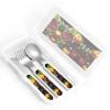 Fresh Cabbage Children's tableware 3-piece set, reusable knife, fork and spoon cutlery set, portable children's food protection tableware view 4