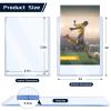 100 Pack Top Loads for Cards 3"x4" Hard Plastic Card Sleeves Baseball Card Protectors Hard Plastic Sports Card Holder for Trading Cards, Baseball Cards, Game Cards view 2