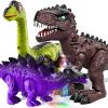 JUKUDAHU Dinosaur Toys for Kids 3 4 5 6 7 8 Years Old - Electronic Walking Dinosaur Figures for Boys 4-7 5-7, Toddler Boys Toys Set for Kids 3-5 with Sound Light, Birthday Gifts view 1
