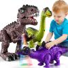 JUKUDAHU Dinosaur Toys for Kids 3 4 5 6 7 8 Years Old - Electronic Walking Dinosaur Figures for Boys 4-7 5-7, Toddler Boys Toys Set for Kids 3-5 with Sound Light, Birthday Gifts view 3