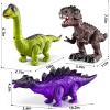 JUKUDAHU Dinosaur Toys for Kids 3 4 5 6 7 8 Years Old - Electronic Walking Dinosaur Figures for Boys 4-7 5-7, Toddler Boys Toys Set for Kids 3-5 with Sound Light, Birthday Gifts view 4