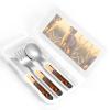 meerkats Children's tableware 3-piece set, reusable knife, fork and spoon cutlery set, portable children's food protection tableware view 4